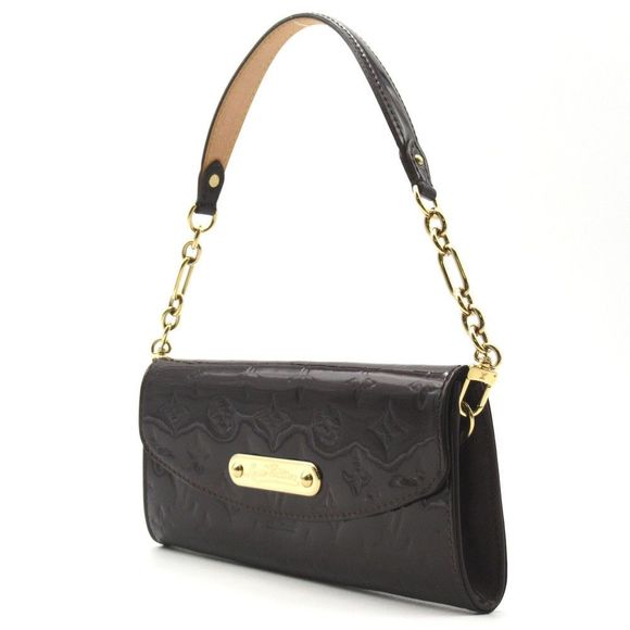 Louis Vuitton Sunset Bluebird Vernis Leather Purple Amaranto Shoulder Bag - Picture 3 of 8